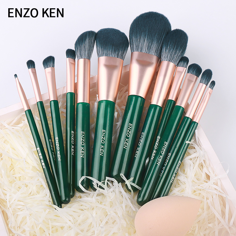 ENZO KEN Makeup Brushes Set Powder Foundation Eyeshadow Make Up Brushes Cosmetics Soft Synthetic Hair With Case
ENZO KEN Makeup Brushes Set Powder Foundation Eyeshadow Make Up Brushes Cosmetics Soft Synthetic Hair With Case