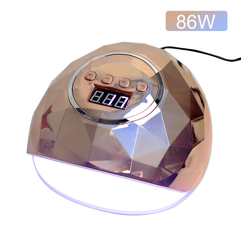 86W Nail Lamp for Manicure UV LED Lamp for Nail Art Design Suitable All Kinds of Polish Art Equipment, 86w-rose gold
86W Nail Lamp for Manicure UV LED Lamp for Nail Art Design Suitable All Kinds of Polish Art Equipment, 86w-rose gold