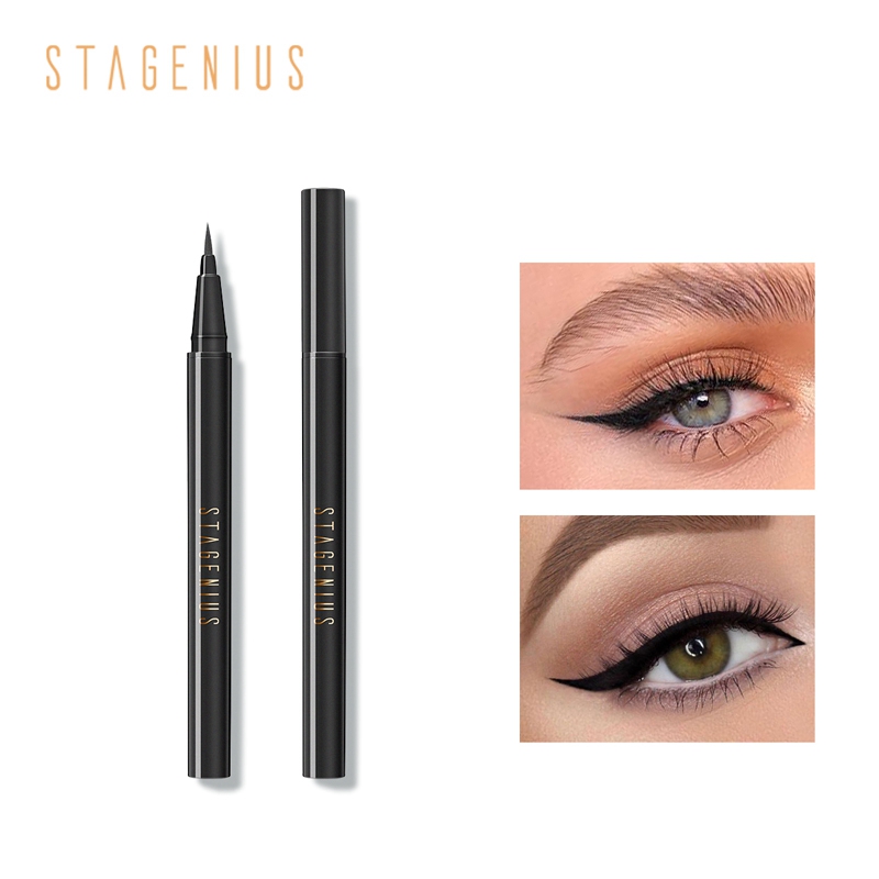 Black Liquid Eyeliner Long Lasting Waterproof Professional Cosmetic Beauty Makeup Liquid Eye Liner Pencil Delineador#