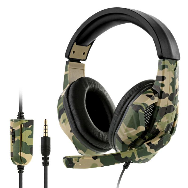 3.5mm Camo Wired Gaming Headset Camouflage Over Ear Headphones with Microphone for 3 Xbox One 360 for Switch PC Video Games
3.5mm Camo Wired Gaming Headset Camouflage Over Ear Headphones with Microphone for 3 Xbox One 360 for Switch PC Video Games