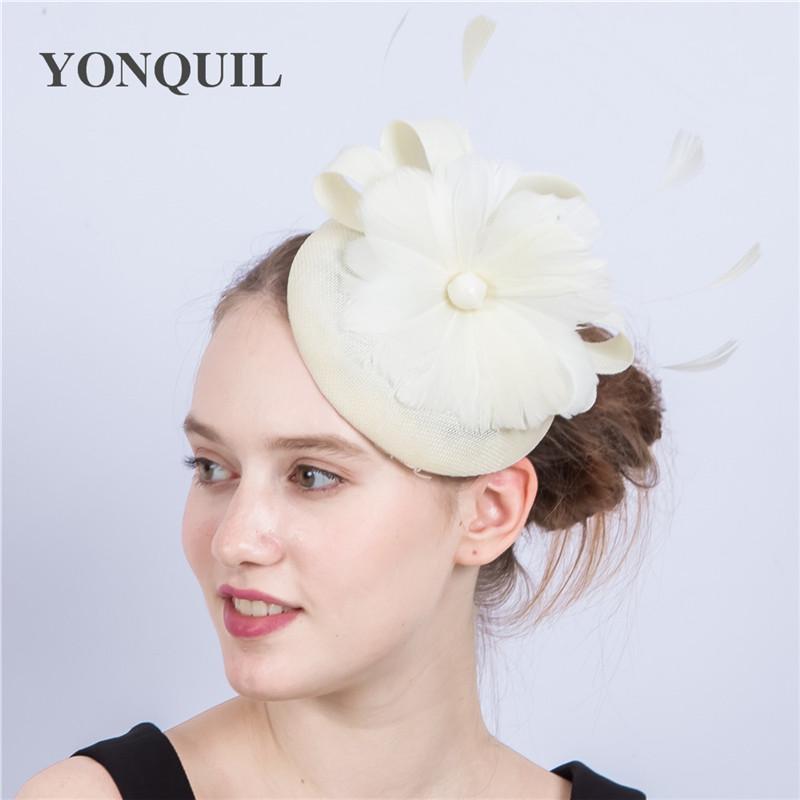 NEW Arrival copy Sinamay headband fascinator hat with feather flower for Banquet kentucky derby ascot races melbourne cup cap SYF189
NEW Arrival copy Sinamay headband fascinator hat with feather flower for Banquet kentucky derby ascot races melbourne cup cap SYF189