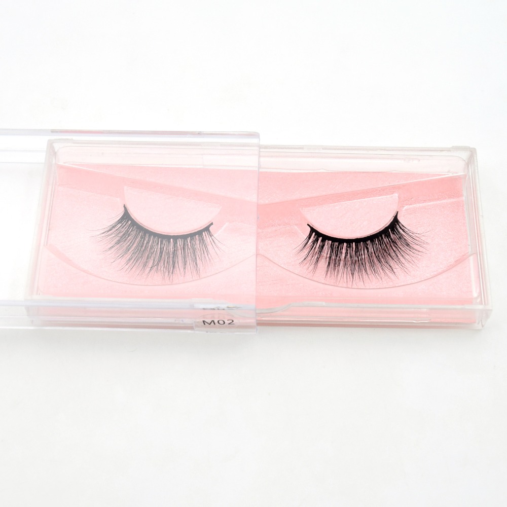 100% Handmade Full Volume Stunning Mink Eyelashes 3D Natural Long Mink Lashes Full Strip Lashes Maquillage Makeup