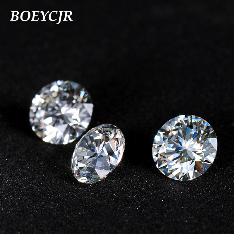 BOEYCJR F Color 0.5/0.6/0.8/1/1.2/1.5/2/2.5/3/3.5/4/4.5/5ct Round Brilliant Moissanite Diamond Loose Bead Jewelry Accessories
BOEYCJR F Color 0.5/0.6/0.8/1/1.2/1.5/2/2.5/3/3.5/4/4.5/5ct Round Brilliant Moissanite Diamond Loose Bead Jewelry Accessories