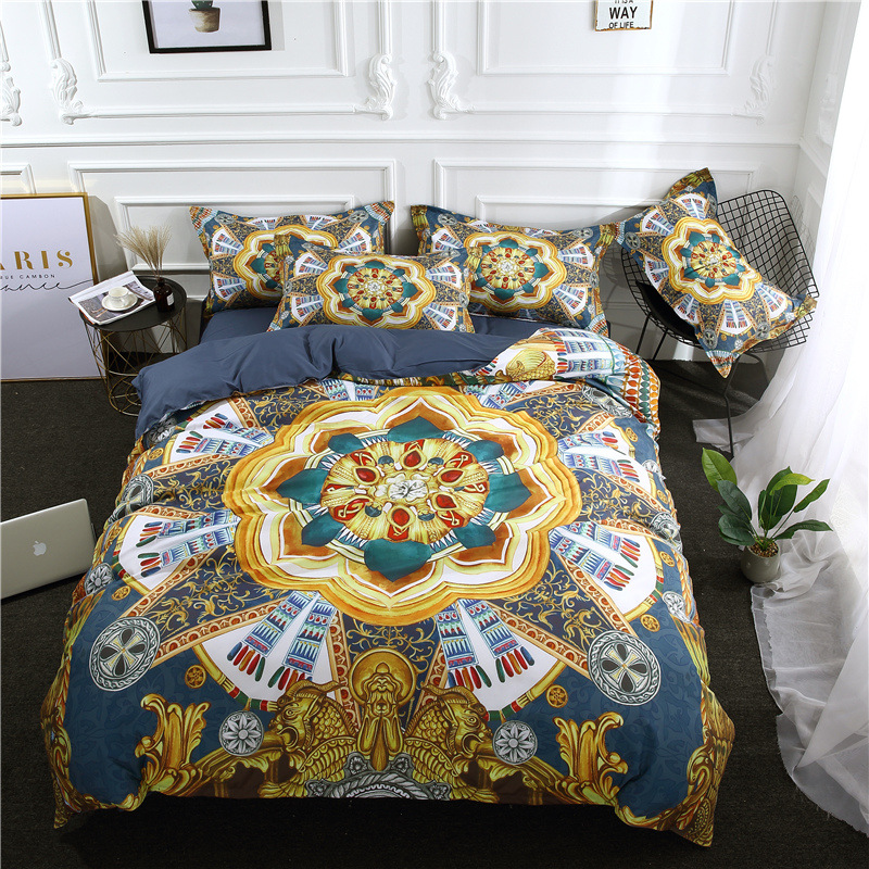 Duvet cover Bohemian style elephant lion flower Fortress Personality fashion Black color 2/3pcs Quilt cover pillowcase
Duvet cover Bohemian style elephant lion flower Fortress Personality fashion Black color 2/3pcs Quilt cover pillowcase