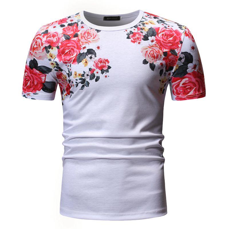 Men's Short Sleeve T-Shirt Summer New Fashion 3D Printed Casual O-Neck Floral Tees Of Various Colors And Styles, T656 white
Men's Short Sleeve T-Shirt Summer New Fashion 3D Printed Casual O-Neck Floral Tees Of Various Colors And Styles, T656 white