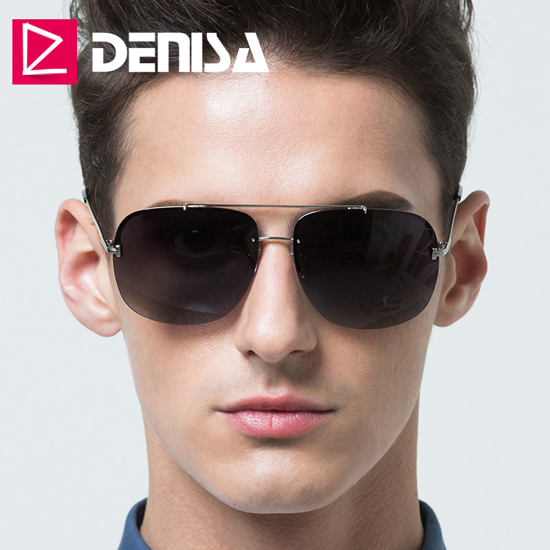 DENISA 2020 NEW Rimless Aviation Sunglasses Men Brand Designer Polarized Coating Lens Glasses Mirror UV400 gafas de sol G98159
DENISA 2020 NEW Rimless Aviation Sunglasses Men Brand Designer Polarized Coating Lens Glasses Mirror UV400 gafas de sol G98159