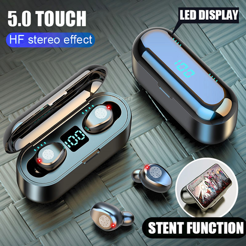 Bluetooth 5.0 9D Stereo Music Sport Wireless Headphones With Microphone Headset 2000 mAh Power Bank For
Bluetooth 5.0 9D Stereo Music Sport Wireless Headphones With Microphone Headset 2000 mAh Power Bank For