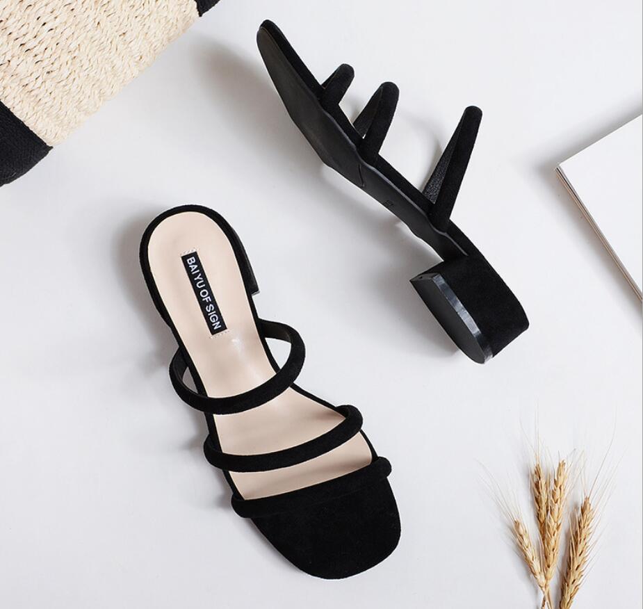 Hot Sale-2020 Shoes Woman Sandals For Women Beach Shoes Sandals Women Summer Footwear kitten heel Sandals Female Plus Size