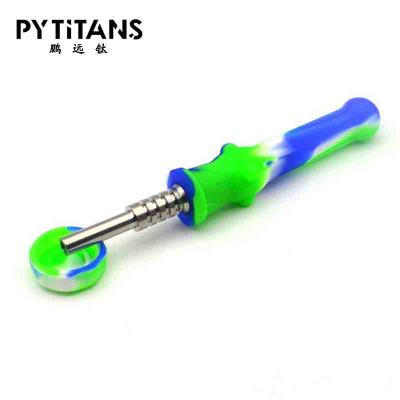 2020 Hot Sale FDA Platinum Silicone Pipe High Quality GR2 Titanium Nail Pipe Nectar smoking pipe bong
2020 Hot Sale FDA Platinum Silicone Pipe High Quality GR2 Titanium Nail Pipe Nectar smoking pipe bong