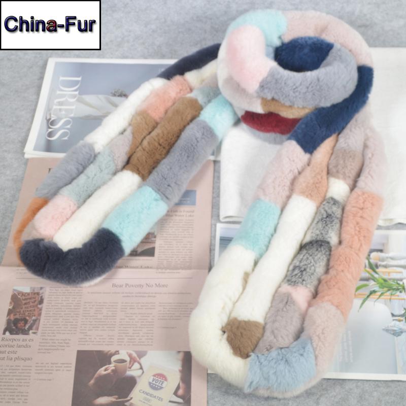 Scarves Winter Fashion Women Warm Real Rex Fur Soft Knit Ring Muffler Lady Scarf
Scarves Winter Fashion Women Warm Real Rex Fur Soft Knit Ring Muffler Lady Scarf