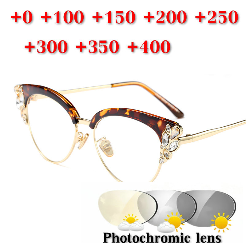 Cat Progressive multifocal Transition Sunglasses Photochromic Reading Glasses Women Hyperopia Presbyopia with Diopters FML
Cat Progressive multifocal Transition Sunglasses Photochromic Reading Glasses Women Hyperopia Presbyopia with Diopters FML