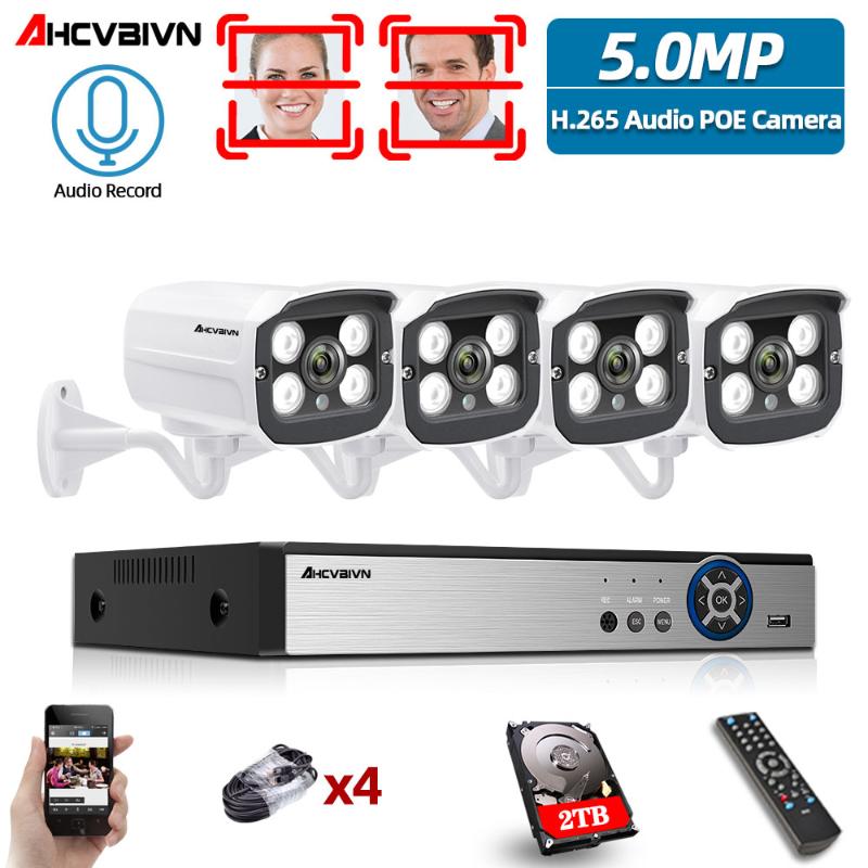 4CH 2592*1944P Face record POE NVR Surveillance Kit H.265 5.0MP POE CCTV IP Camera Waterproof Outdoor Night Vision Set
4CH 2592*1944P Face record POE NVR Surveillance Kit H.265 5.0MP POE CCTV IP Camera Waterproof Outdoor Night Vision Set