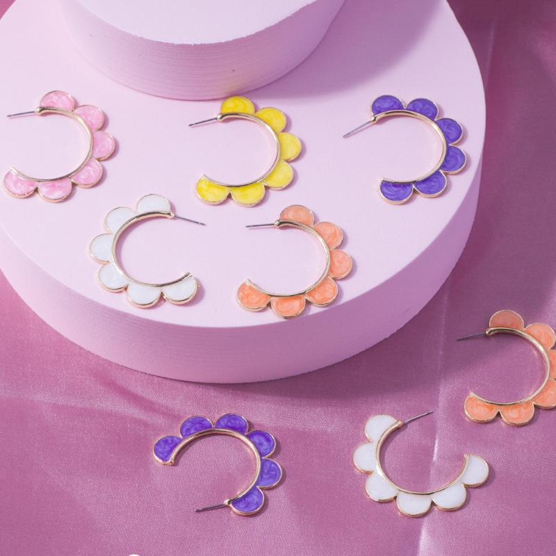 Dangle & Chandelier 2021 Fashion Candy Color C-shaped Enamel Hoop Earrings Women Bohemian Sweet Colorful Stud Girls Party Jewelry Gifts
Dangle & Chandelier 2021 Fashion Candy Color C-shaped Enamel Hoop Earrings Women Bohemian Sweet Colorful Stud Girls Party Jewelry Gifts