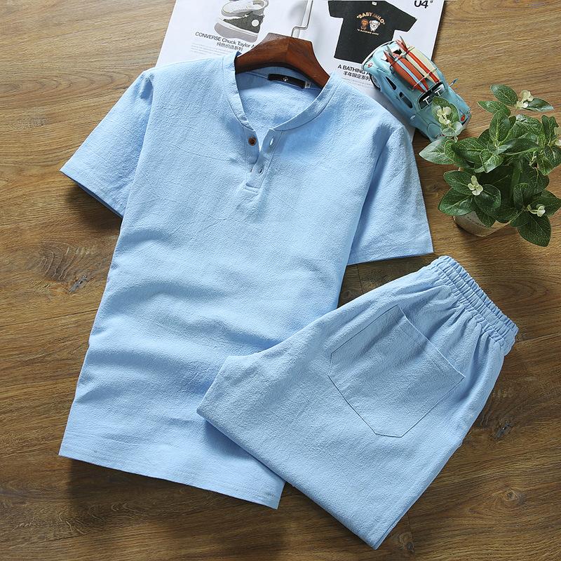 Mens Summer Set Linen Fabric Breathable Summer Clothes Two Piece Set for Men Suit Plus Size 5XL 2020 Tracksuit Men Sweat Suits, Tz17 white
Mens Summer Set Linen Fabric Breathable Summer Clothes Two Piece Set for Men Suit Plus Size 5XL 2020 Tracksuit Men Sweat Suits, Tz17 white