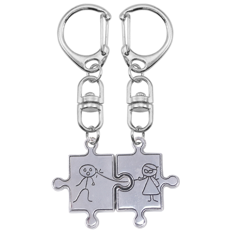 2020 New Key Holder Commemorate Couple Love KeyChain Puzzle Shape Alloy Pendant Male And Female Friends Fashion Jewelry Gift
2020 New Key Holder Commemorate Couple Love KeyChain Puzzle Shape Alloy Pendant Male And Female Friends Fashion Jewelry Gift