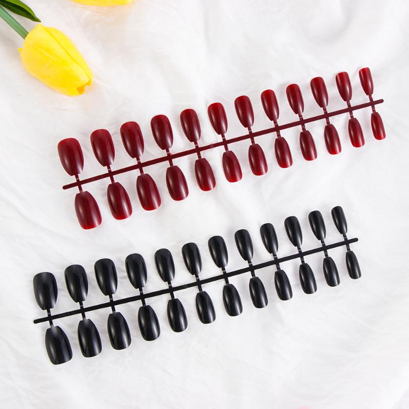 24Pcs Fashion False Nails Full Cover Dusty Stiletto Pointed Coffin Candy Color Ballerinas Press On Nai Fake Nails for Daily Wear, 621
24Pcs Fashion False Nails Full Cover Dusty Stiletto Pointed Coffin Candy Color Ballerinas Press On Nai Fake Nails for Daily Wear, 621