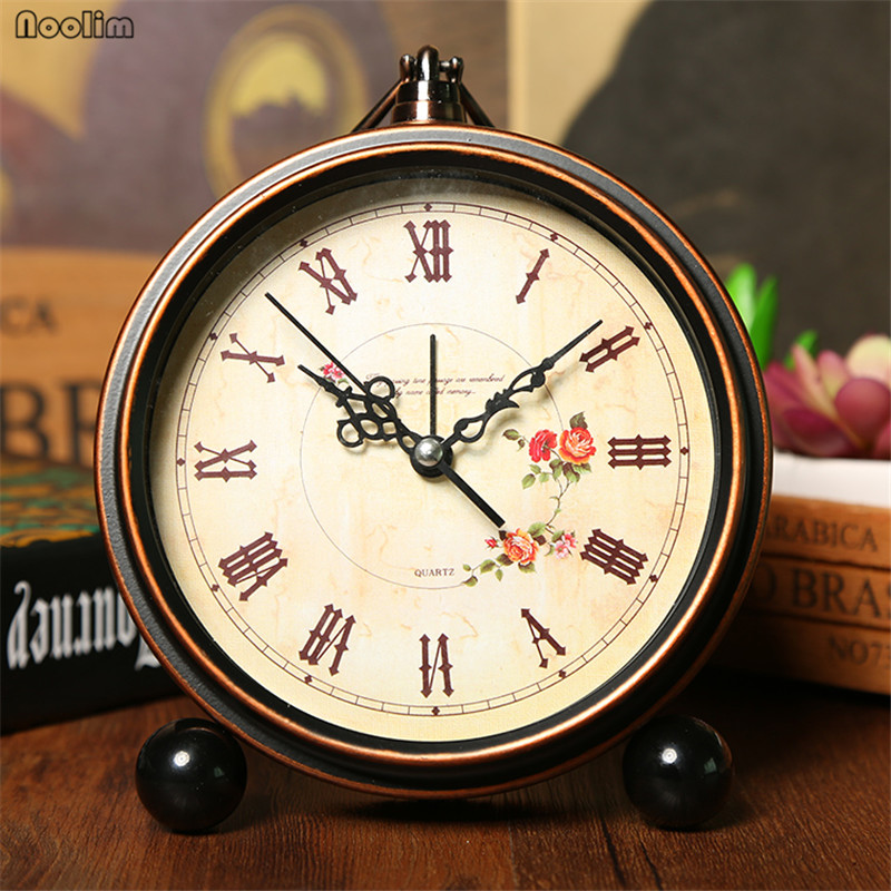 NOOLIM European Retro Student Small Alarm Clock Creative Bedside Clock Bedroom Minimalist Mute Home Tabletop Decoration
NOOLIM European Retro Student Small Alarm Clock Creative Bedside Clock Bedroom Minimalist Mute Home Tabletop Decoration