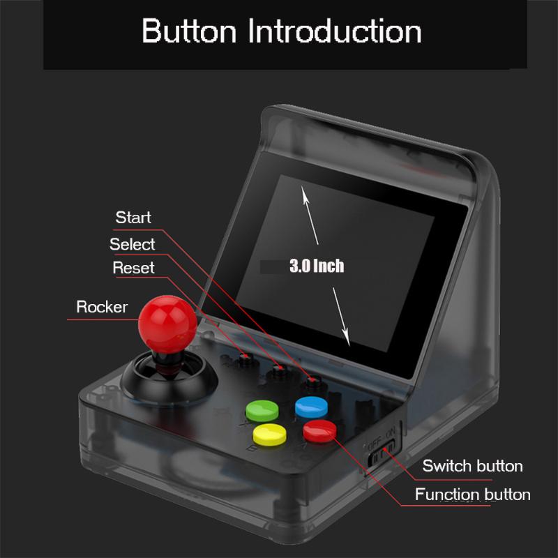 Mini Handheld Game Console Player 3.0 inch Portable Classic Game Controller 520 Games Support CP1CP2 GBA FC Arcade video 8GB ROM
Mini Handheld Game Console Player 3.0 inch Portable Classic Game Controller 520 Games Support CP1CP2 GBA FC Arcade video 8GB ROM