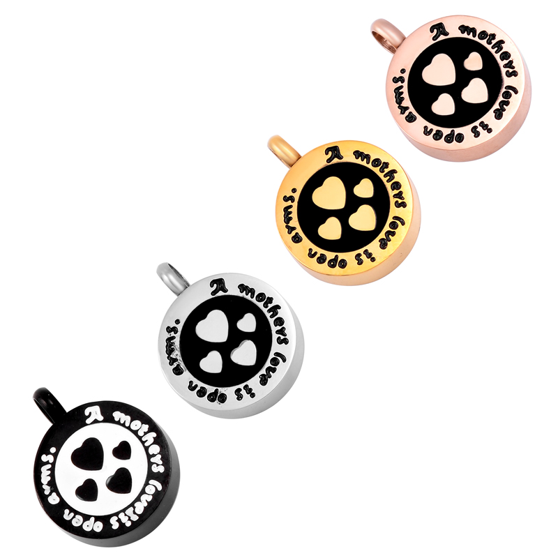 IJD9578 Pet Dog Print Stainless Steel Cremation Memorial Pendant for Ashes Round Necklace Keepsake Memorial Jewelry
IJD9578 Pet Dog Print Stainless Steel Cremation Memorial Pendant for Ashes Round Necklace Keepsake Memorial Jewelry