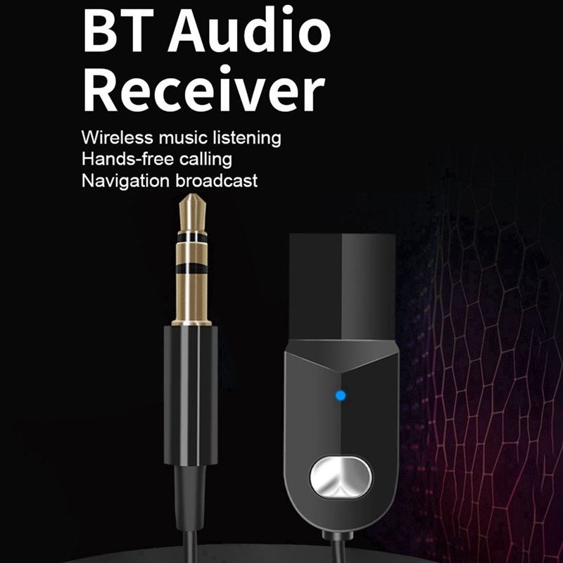 Car Bluetooth 5.0 Receiver 3.5mm Jack USB Port Adapter For Auto Bluetooth Kit Hands-free Calling
Car Bluetooth 5.0 Receiver 3.5mm Jack USB Port Adapter For Auto Bluetooth Kit Hands-free Calling