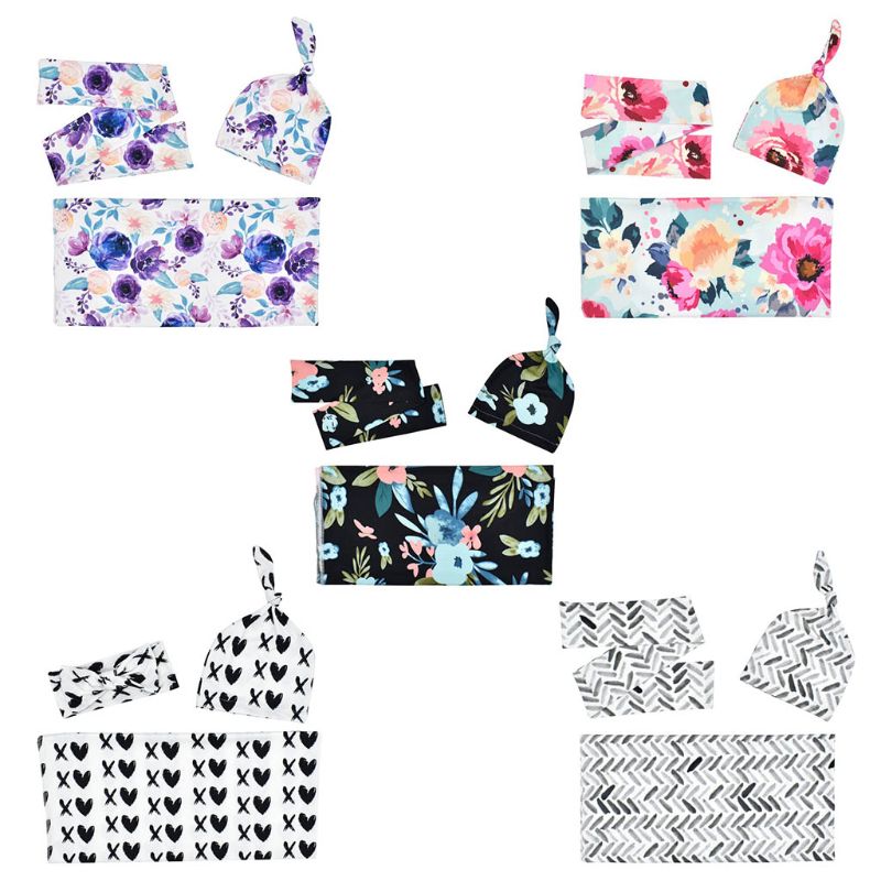 2020 New 3 Pcs Baby Printed Swaddling Wrap Blanket + Hat + Headband Set Shower Gifts
2020 New 3 Pcs Baby Printed Swaddling Wrap Blanket + Hat + Headband Set Shower Gifts