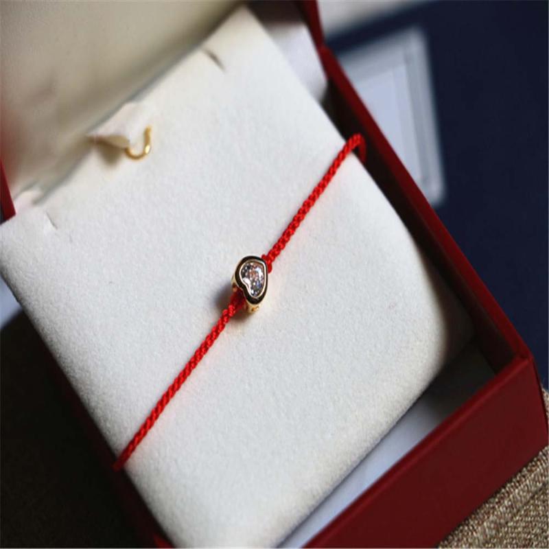 Shiny Round Rhinestones Crystals Zircon Redline Bracelet Red Rope Thread Braided Lucky Bracelets Silver Color Pulsears 016C
Shiny Round Rhinestones Crystals Zircon Redline Bracelet Red Rope Thread Braided Lucky Bracelets Silver Color Pulsears 016C