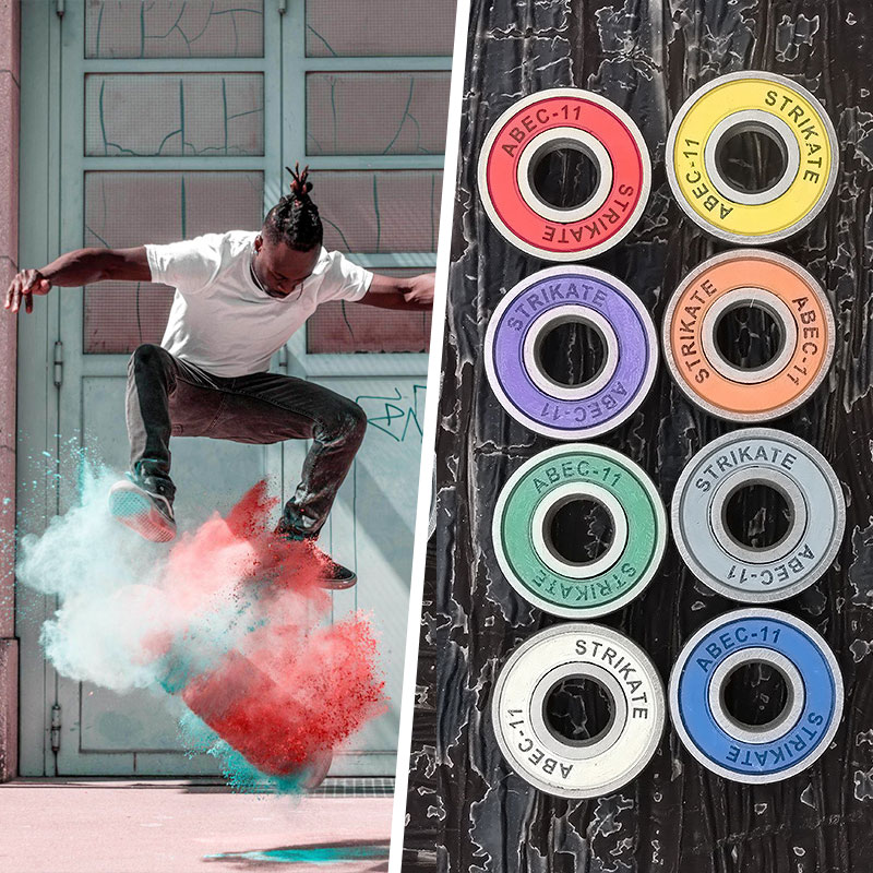 8PCS ABEC 11 Skateboard Scooter Inline Bearings High Speed Roller Skate Parts No Noise Wearproof Double Rocker Board Accessories, Red
8PCS ABEC 11 Skateboard Scooter Inline Bearings High Speed Roller Skate Parts No Noise Wearproof Double Rocker Board Accessories, Red