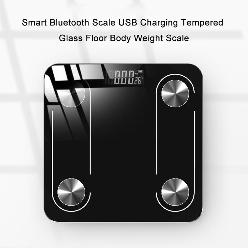 Smart Bluetooth Scale Floor Body Weight Scale USB Charging Tempered Glass Body Fat BMI Weighing Scales
Smart Bluetooth Scale Floor Body Weight Scale USB Charging Tempered Glass Body Fat BMI Weighing Scales