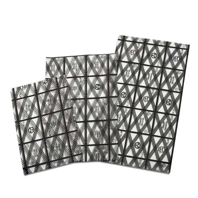 Open Top Antistatic Bag Grid Pattern Anti Static Electronic Accessories Package Bag Computer Motherboard Packing Bags
Open Top Antistatic Bag Grid Pattern Anti Static Electronic Accessories Package Bag Computer Motherboard Packing Bags