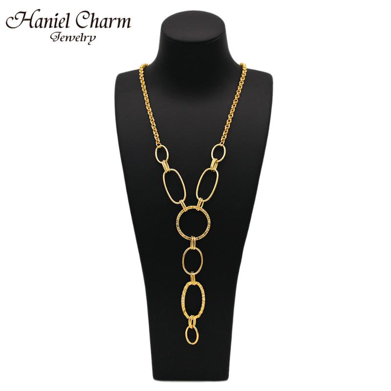 Haniel Charm Jewelry Fashion Simplicity Long Chain Necklaces For Women Geometric Gold Necklaces For Wedding Party Jewelry
Haniel Charm Jewelry Fashion Simplicity Long Chain Necklaces For Women Geometric Gold Necklaces For Wedding Party Jewelry