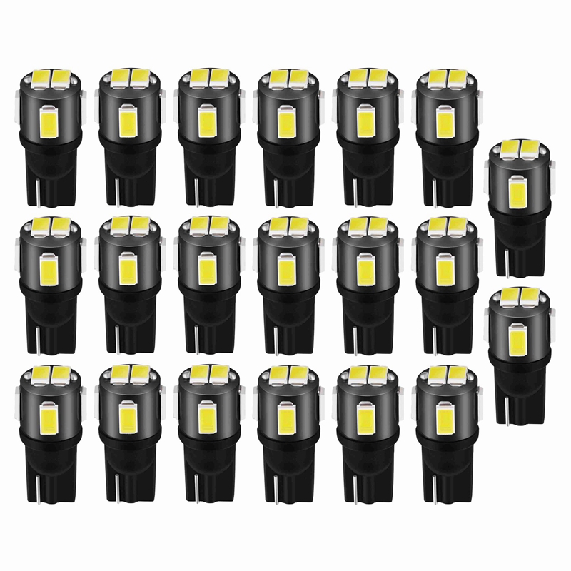 20Pcs T10 LED Canbus W5W 194 5630 SMD Auto Led Interior Light for Focus E90 E60 E87 W212 W211 Car Lights, As pic
20Pcs T10 LED Canbus W5W 194 5630 SMD Auto Led Interior Light for Focus E90 E60 E87 W212 W211 Car Lights, As pic