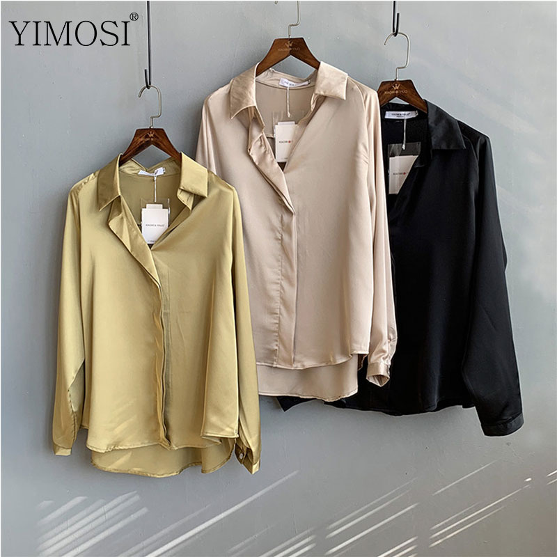 Elegant Imitation Silk Blouse Women Satin Shirt Korean Office Tops 2020 Vintage V Neck Long Sleeve Loose Shirts, White
Elegant Imitation Silk Blouse Women Satin Shirt Korean Office Tops 2020 Vintage V Neck Long Sleeve Loose Shirts, White