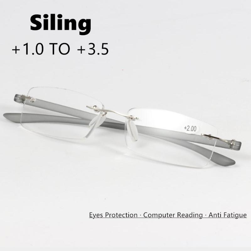 Rimless Metal Reading Glasses Women Men Optical Mirror Hyperopia Glasses Square Eyeglasses Presbyopic Frameless Eyewear
Rimless Metal Reading Glasses Women Men Optical Mirror Hyperopia Glasses Square Eyeglasses Presbyopic Frameless Eyewear