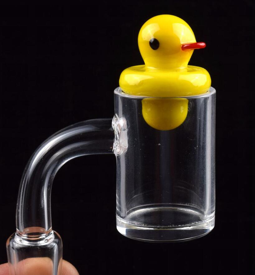 4mm Clear Bottom 10mm 14mm 18mm Female Male Quartz Banger Nail with Colored Glass Duck Cactus Carb Cap for Glass Bong Smoking tool
4mm Clear Bottom 10mm 14mm 18mm Female Male Quartz Banger Nail with Colored Glass Duck Cactus Carb Cap for Glass Bong Smoking tool