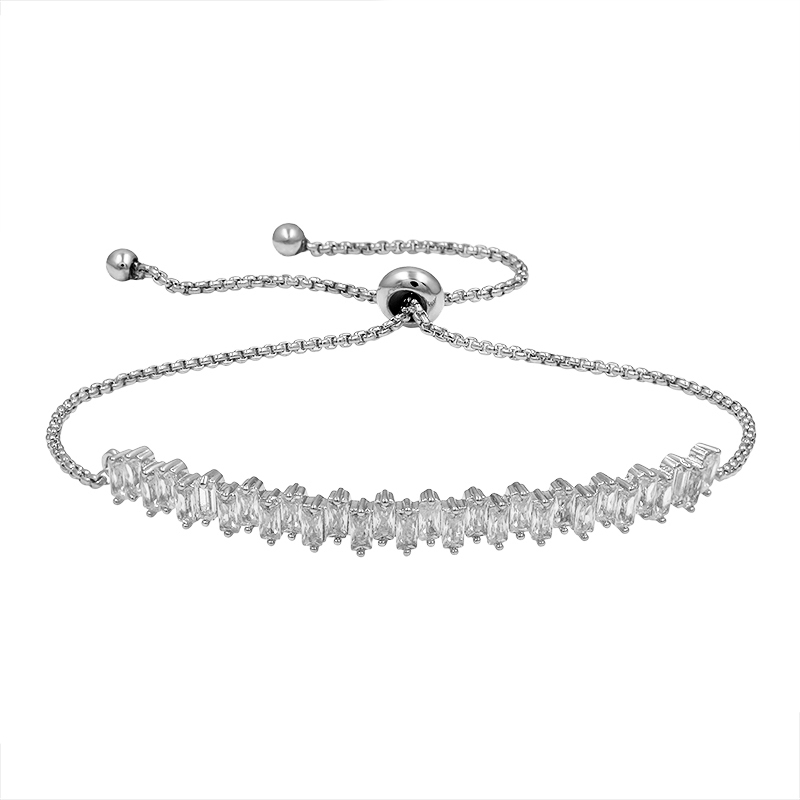 New Design Sparkling Irregular Square Cubic Zirconia CZ Zircon Crystal Adjustable Size Tennis Bracelets for Women Lover Gift
New Design Sparkling Irregular Square Cubic Zirconia CZ Zircon Crystal Adjustable Size Tennis Bracelets for Women Lover Gift