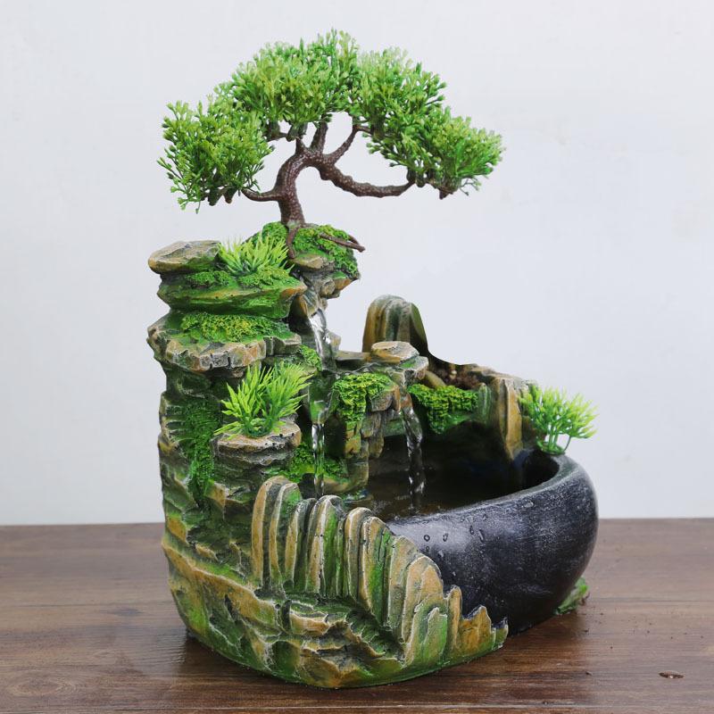 Wealth Feng Shui Office Tabletop Ornaments Desktop Flowing Water Waterfall Fountain with Color Changing LED Lights Spray Home Decor
Wealth Feng Shui Office Tabletop Ornaments Desktop Flowing Water Waterfall Fountain with Color Changing LED Lights Spray Home Decor