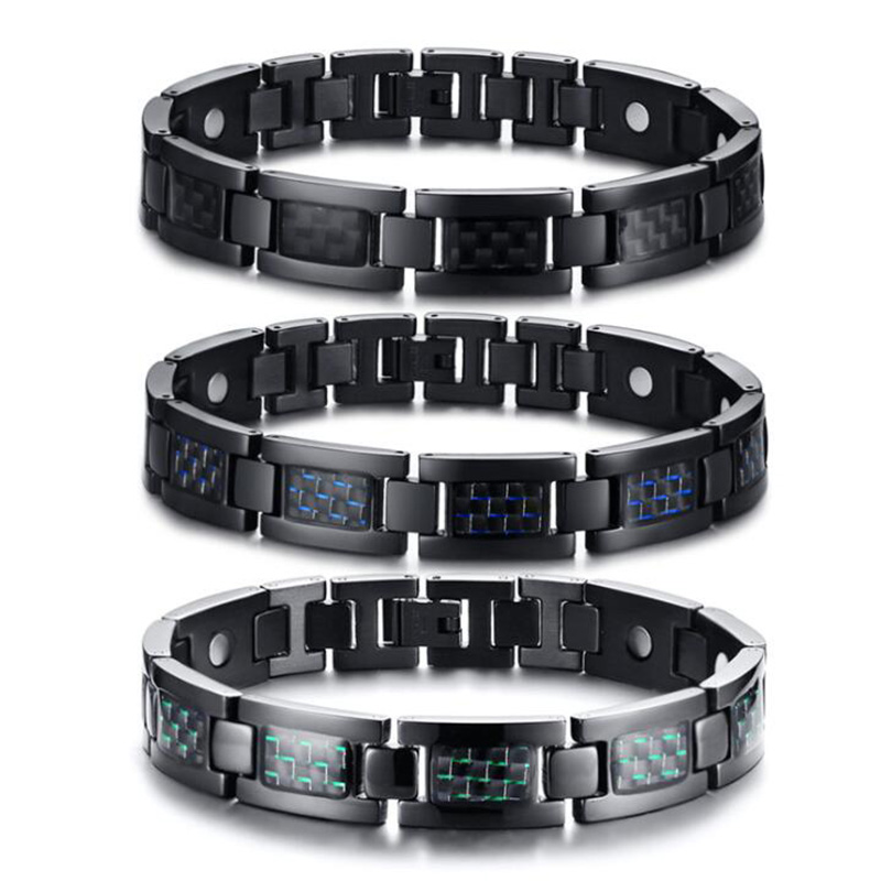 titanium steel tricolor carbon fiber four in one magnetic magnet black Men Bracelet Health Energy Germanium Hologram Bracelets
titanium steel tricolor carbon fiber four in one magnetic magnet black Men Bracelet Health Energy Germanium Hologram Bracelets