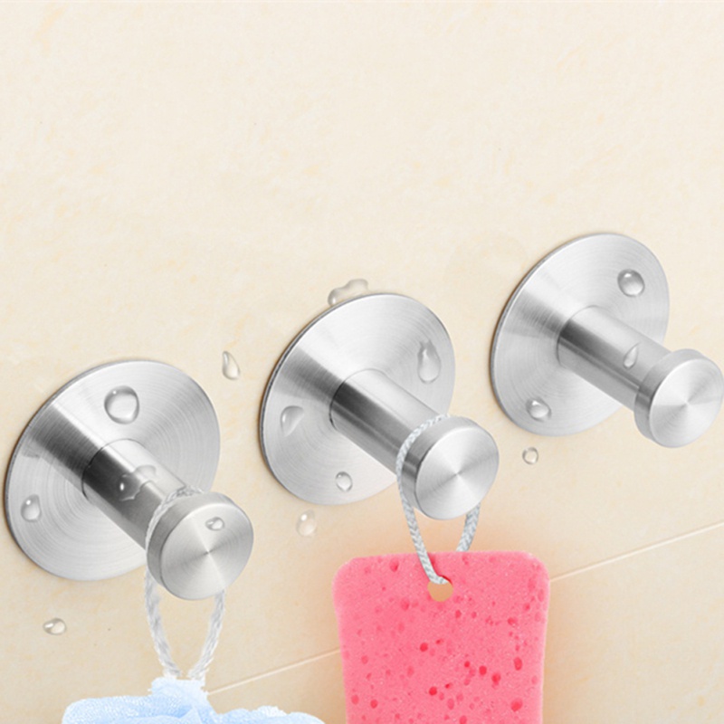Stainless Steel Removable Coat Racks Towel Hook Round Base Robe Hook Wall Mounted Bathroom With Suction Cup Holder
Stainless Steel Removable Coat Racks Towel Hook Round Base Robe Hook Wall Mounted Bathroom With Suction Cup Holder