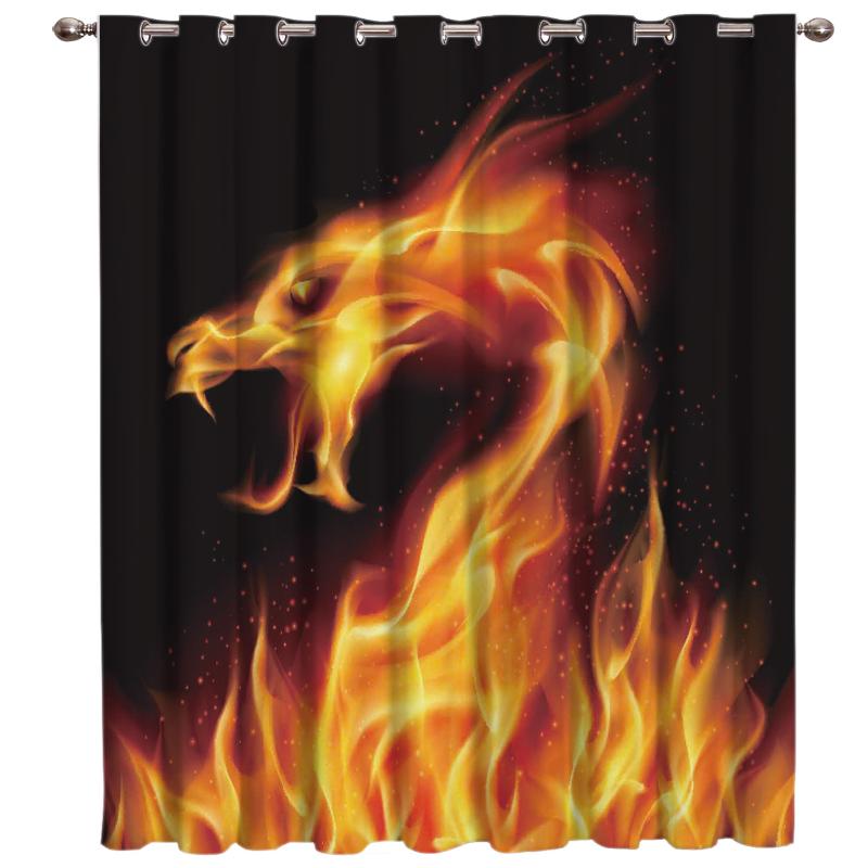 Fire Dragon Window Curtains Dark Window Blinds Living Room Bathroom Curtains Decor Bedroom Kitchen Swag Kids Curtain Panels, As pic
Fire Dragon Window Curtains Dark Window Blinds Living Room Bathroom Curtains Decor Bedroom Kitchen Swag Kids Curtain Panels, As pic