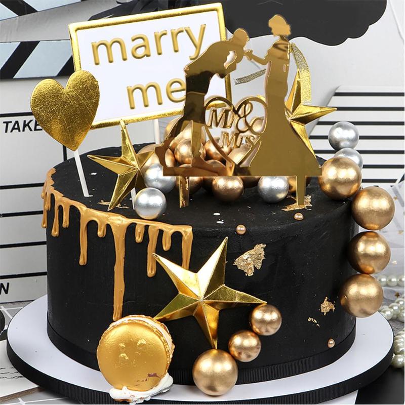 Wedding Acrylic Cake Topper Bride Groom Engagement Wedding Love Ring Party Romantic Cupcake Dessert Decorations Supplies
Wedding Acrylic Cake Topper Bride Groom Engagement Wedding Love Ring Party Romantic Cupcake Dessert Decorations Supplies