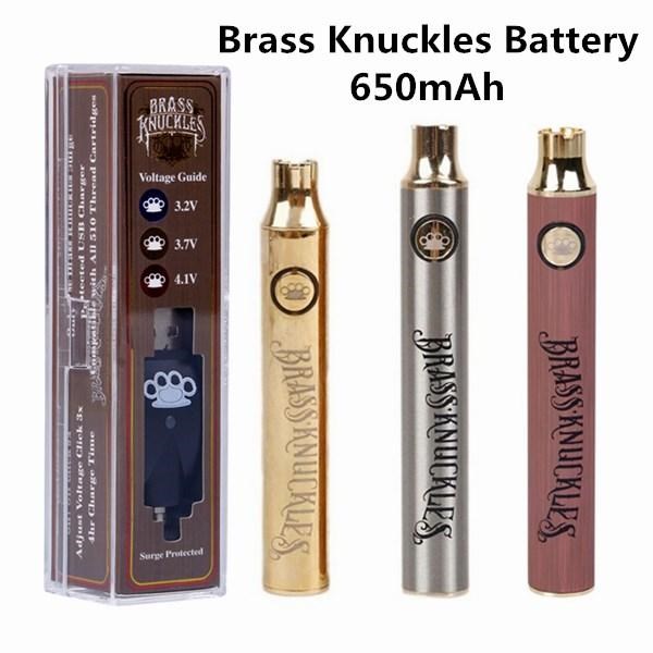 Brass Knuckles Battery 650mAh 900mAh Variable Voltage Preheat E-Cigarette Battery Pen For 510 Thraed Thick Oil Cartridge vape battery
Brass Knuckles Battery 650mAh 900mAh Variable Voltage Preheat E-Cigarette Battery Pen For 510 Thraed Thick Oil Cartridge vape battery