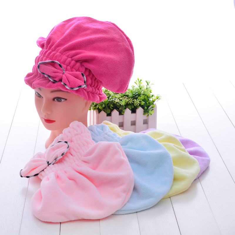 Towel 3pcs Cute Bow-knot Thicken Shower Cap Dry Hair Absorbent Quick-drying Turban Solid Soft Hooded Home Textile, Pink
Towel 3pcs Cute Bow-knot Thicken Shower Cap Dry Hair Absorbent Quick-drying Turban Solid Soft Hooded Home Textile, Pink