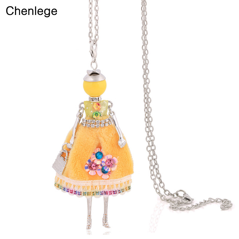 chenlege women fashion necklaces 2020 new arrival big chokers necklace long chain yellow doll pendant big collar maxi jewelry
chenlege women fashion necklaces 2020 new arrival big chokers necklace long chain yellow doll pendant big collar maxi jewelry
