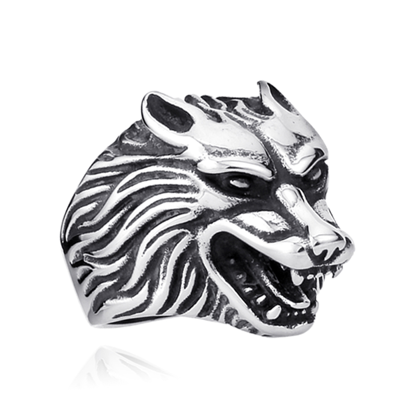 stainless steel punk wolf ring personality fashion men jewelry
stainless steel punk wolf ring personality fashion men jewelry