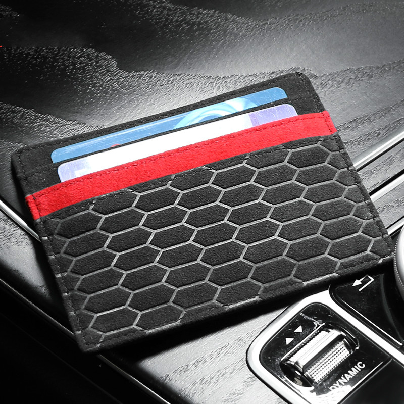 Alcantara Bank Credit ID Card Holder Card Package Coin Purse Men Wallet Thin Case for Audi A3 A4 B8 B6 A6 C6 C5 A5 B7 Q5 Q7
Alcantara Bank Credit ID Card Holder Card Package Coin Purse Men Wallet Thin Case for Audi A3 A4 B8 B6 A6 C6 C5 A5 B7 Q5 Q7