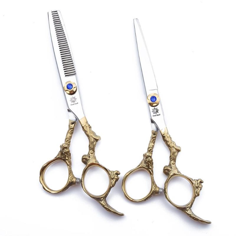 6.0 inch Hairdressing Scissors Barber Hair Cutting&Thinning Scissors/Shears Japanese Stainless Steel for Salon&Hair Style
6.0 inch Hairdressing Scissors Barber Hair Cutting&Thinning Scissors/Shears Japanese Stainless Steel for Salon&Hair Style