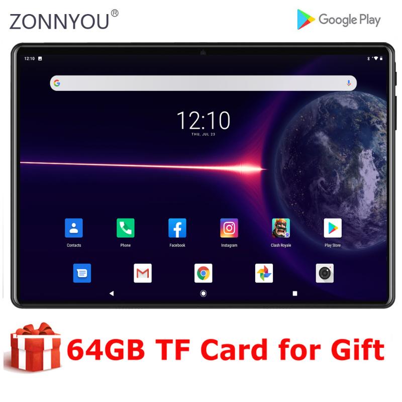 Newest 10 Inch Tablet PC Android 9.0 Quad Core 32GB ROM 3G Wifi Bluetooth GPS Phone call Glass IPS 1280*800 HD Screen Tablets, Black
Newest 10 Inch Tablet PC Android 9.0 Quad Core 32GB ROM 3G Wifi Bluetooth GPS Phone call Glass IPS 1280*800 HD Screen Tablets, Black