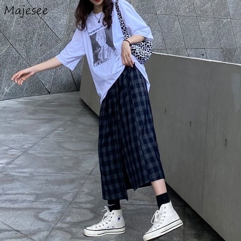 Skirts Women Summer Autumn Loose Plaid Classic Students Vintage Harajuku Womens High Waist Femme Simple Elegant All-match Teens
Skirts Women Summer Autumn Loose Plaid Classic Students Vintage Harajuku Womens High Waist Femme Simple Elegant All-match Teens