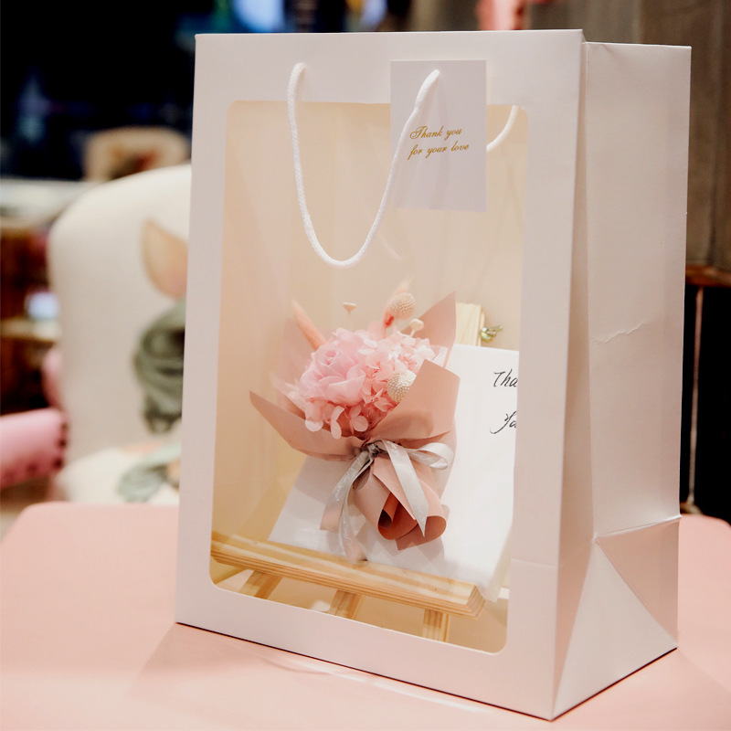 5 pcs delivery Flower pot INS style transparent handbag rectangular white bag explosion Valentine's Day Christmas gift boxes
5 pcs delivery Flower pot INS style transparent handbag rectangular white bag explosion Valentine's Day Christmas gift boxes
