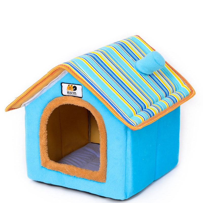 Pet Dog Cat House Tent Kennel Doggy Winter Warm Bed Cave Fit Small Cats Dogs Bed dog pet kennel cat winter warm house